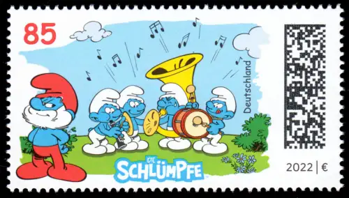 3718 Helden der Kindheit: Die Schlümpfe, postfrisch **