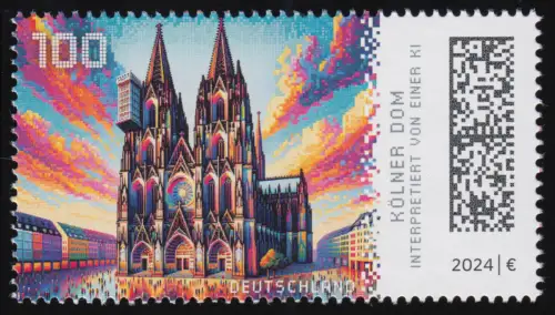 3832 - Kölner Dom, historische Bauwerke, NASSKLEBEND, postfrisch **