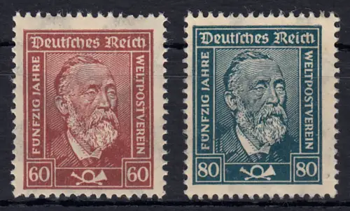 362-363 Heinrich von Stephan - Satz postfrisch **