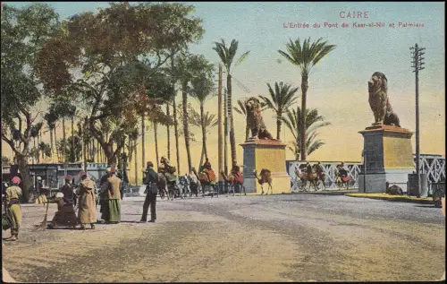 Ansichtskarte Kairo Caire von Alexandria 24.11.1910 nach Lichtenberg