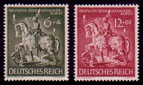 860-861 Goldschmiedekunst 1943 - Satz postfrisch **