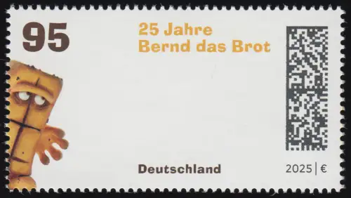 3926 Kika TV-Star Bernd das Brot, postfrisch **