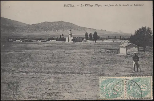 Ansichtskarte Batna über Constantine 18.5.1911 nach Wien