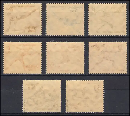609-616 Olympische Sommerspiele - kpl. Satz postfrisch **, Höchstwerte gpr. BPP