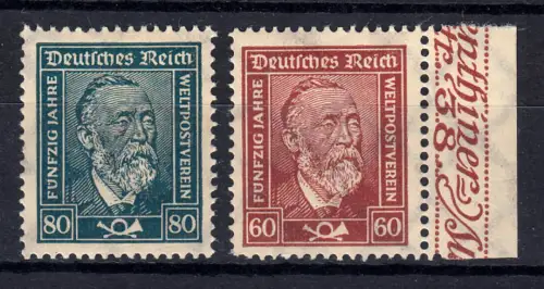 362-363 Stephan 1924, Satz postfrisch, beide geprüft Schlegel BPP