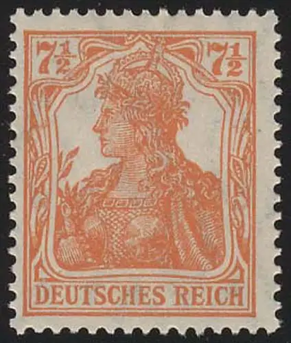 99b Germania 7 1/2 Pf rötlichorange **