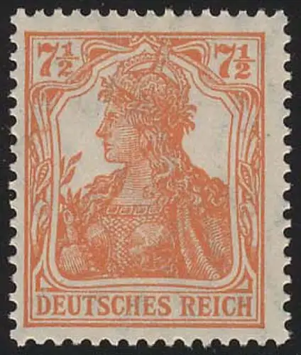 99b Germania 7 1/2 Pf rötlichorange **