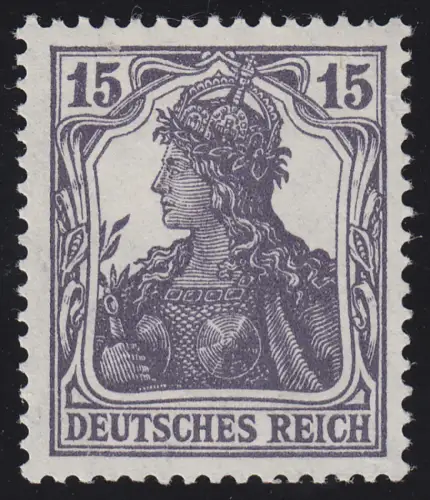 101a Germania 15 Pf violett, postfrisch **