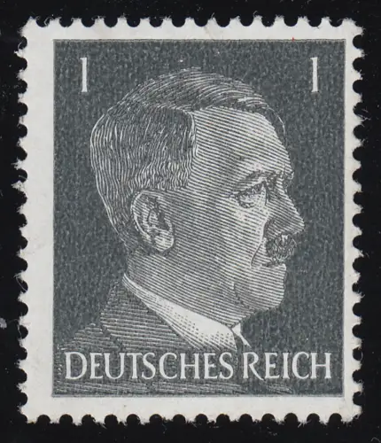 781b Hitler 1 Pf schwarzgrau, postfrisch **