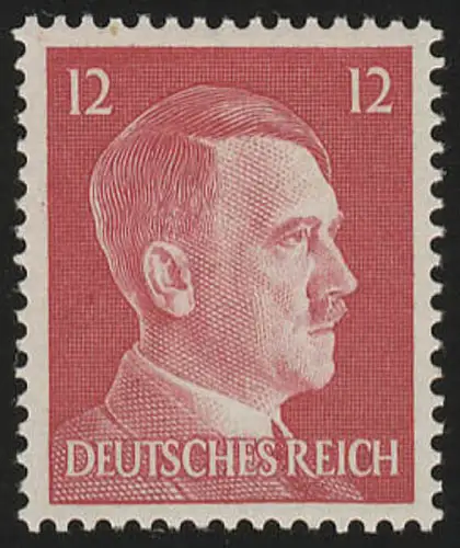 788 Hitler 12 Pf Stichtiefdruck, postfrisch **