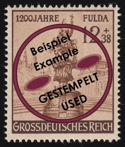 886b Fulda 1944, gestempelt O