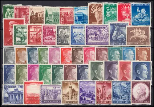Jahrgang 1941 (50 Marken) Michel-Nr. 762-810 komplett postfrisch / MNH / **