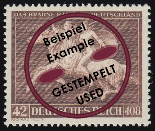 780 Braunes Band 1941, gestempelt O
