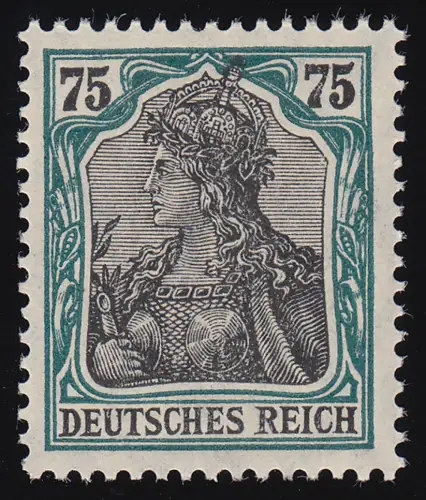 104b Germania 75 Pf, postfrisch ** geprüft