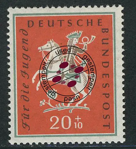 287 Jugend Volkslieder 20+10 Pf, gestempelt O