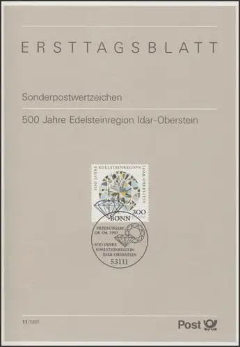 ETB 11/1997 - Edelsteinregion, Idar-Oberstein