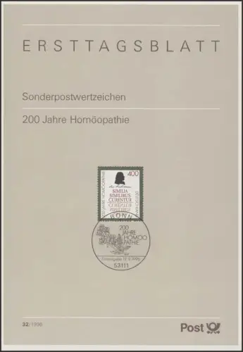 ETB 32/1996 - Homöopathie