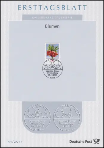 ETB 41/2013 Blumen, Kaiserkrone