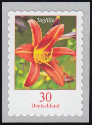 3516 Blume Taglilie, selbstklebend, ** postfrisch