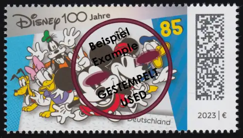 3754 100 Jahre Disney Micky Maus, gestempelt O