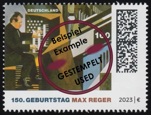 3753 Komponist Max Reger, gestempelt O