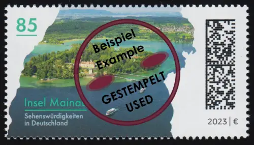 3738 Insel Mainau, gestempelt O