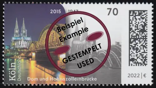 3721 Zeitreise Deutschland: Köln, gestempelt O