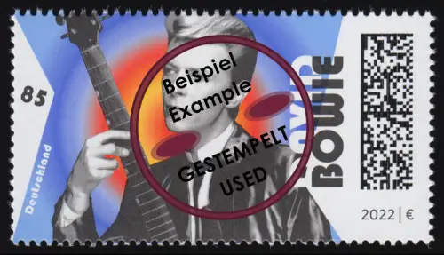 3661 David Bowie, gestempelt O