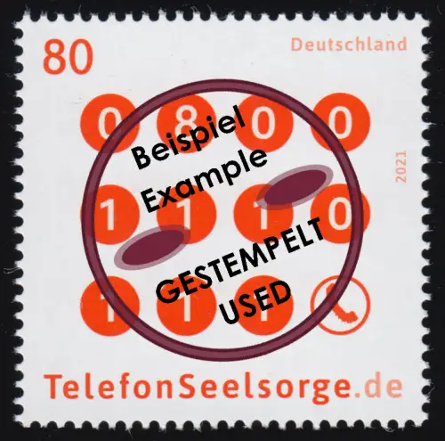 3627 Telefonseelsorge, gestempelt O
