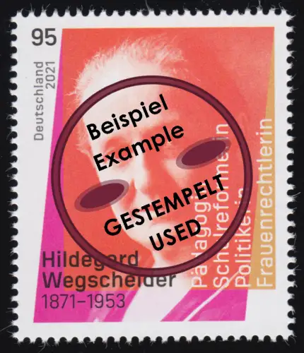 3625 Hildegard Wegscheider, gestempelt O