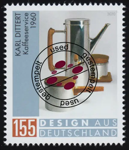 3566 Karl Dittert - Kaffeeservice, nassklebend, O