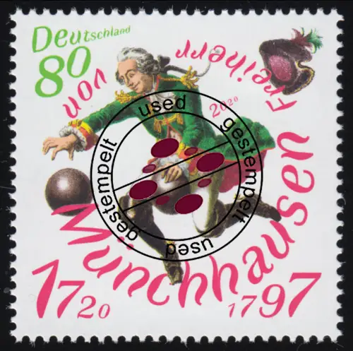 3546 Münchhausen, gestempelt O