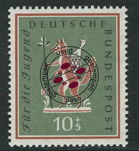 286 Jugend Volkslieder 10+5 Pf O