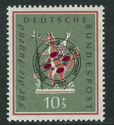 286 Jugend Volkslieder 10+5 Pf O