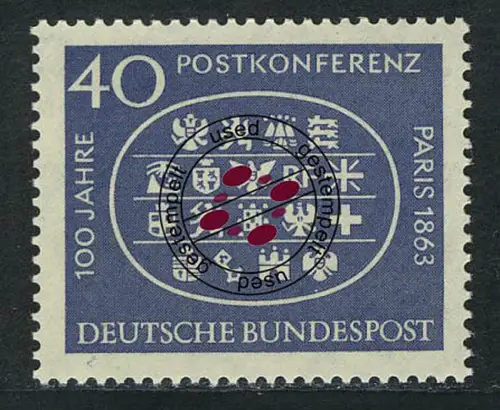 398 Postkonferenz, gestempelt O