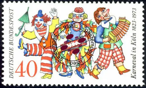 748 Kölner Karneval, gestempelt O