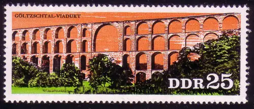 2166 Brücken 25 Pf, postfrisch **