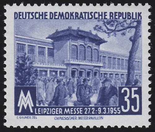 448b XII Leipziger Frühjahrsmesse 35 Pf Wz.2 XII, postfrisch **