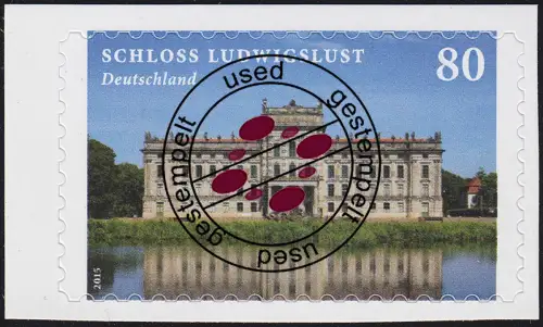 3128I Burgen und Schlösser: Schloss Ludwigslust, selbstklebend aus FB 43, O