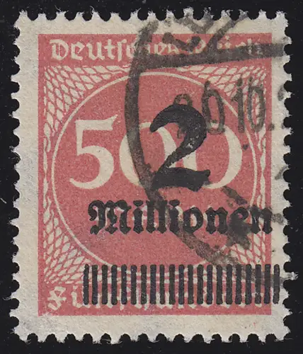 311A Ziffern im Kreis 2 Mio auf 500 M O geprüft