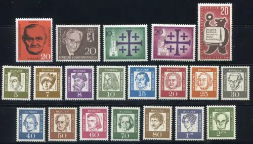 Berlin - Sammlung 1961 bis Ende 1990, dreißig Jahre komplett, postfrisch **