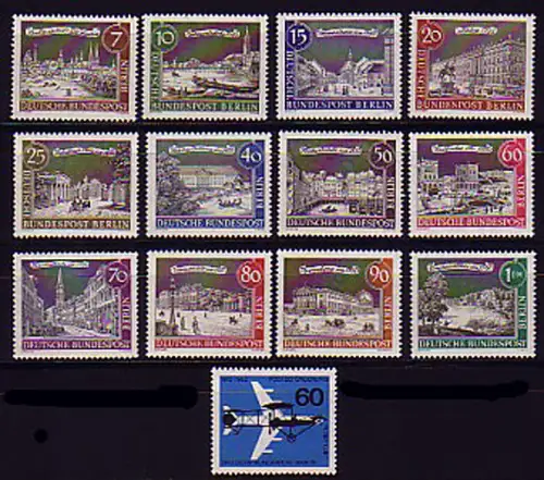 Berlin - Sammlung 1961 bis Ende 1990, dreißig Jahre komplett, postfrisch **