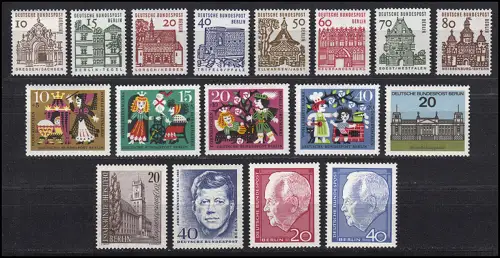 Berlin - Sammlung 1961 bis Ende 1990, dreißig Jahre komplett, postfrisch **