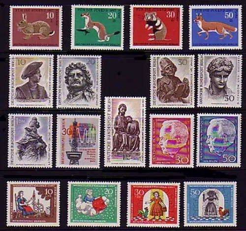 Berlin - Sammlung 1961 bis Ende 1990, dreißig Jahre komplett, postfrisch **