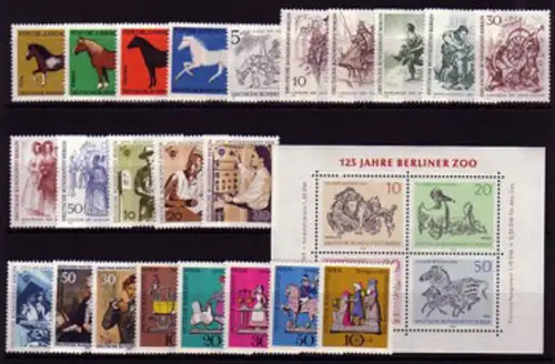 Berlin - Sammlung 1961 bis Ende 1990, dreißig Jahre komplett, postfrisch **