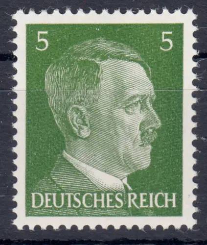 784 x P Hitler 5 Pf Probedruck Wismuthsulfit der Reichsdruckerei Berlin, ** FA Ludin
