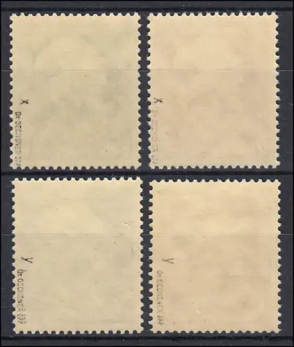 569-570 x+y Heldengedenktag, je ein Satz senkrecht + waager. geriffelt, ** gpr.