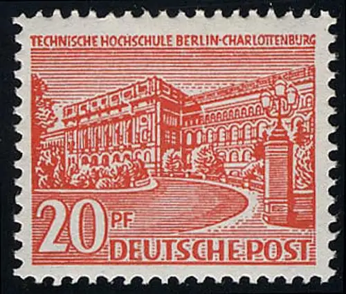 49 Berliner Bauten 20 Pf, postfrisch **