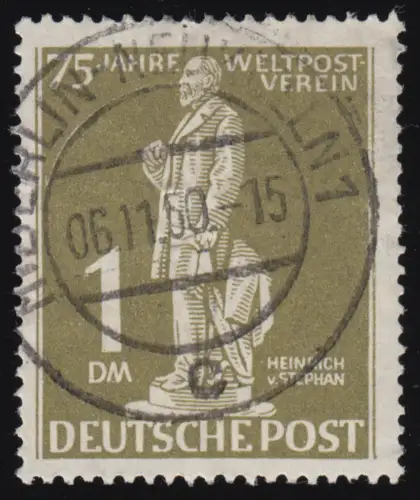 40 Weltpostverein Stephan 1 Mark, gestempelt O