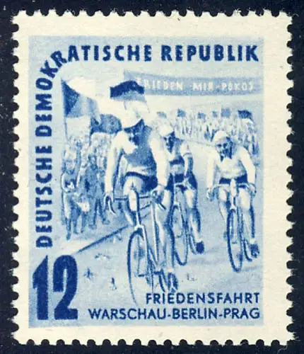 307 Radfernfahrt für den Frieden, postfrisch **
